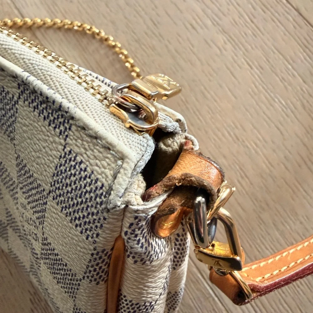 EVA Clutch - Louis Vuitton - Damier Azur Eva Clutch & Zippy Wallet - Picture 9 of 16